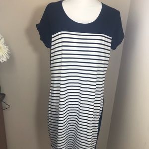Shyla Dress Navy White sz XXL